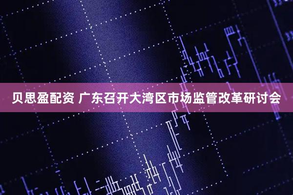 贝思盈配资 广东召开大湾区市场监管改革研讨会